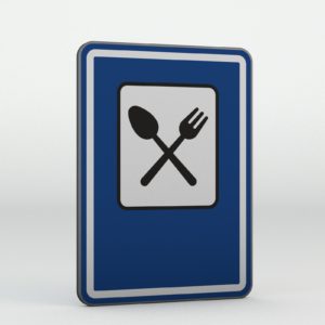 Dopravní značka IJ11a Restaurace